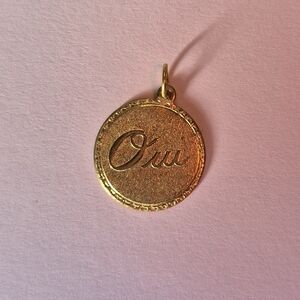 French Oui Pendant Charm